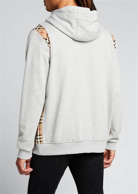 mens burberry hoodie|Burberry zipped hoodie.